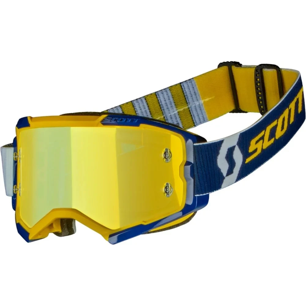 Scott USA Fury Heritage Retro Goggles Blue/Yellow MX Off-road Helmet Goggle Scott USA Fury Heritage Retro Goggles Blue/Yellow MX Off-road Helmet Goggle