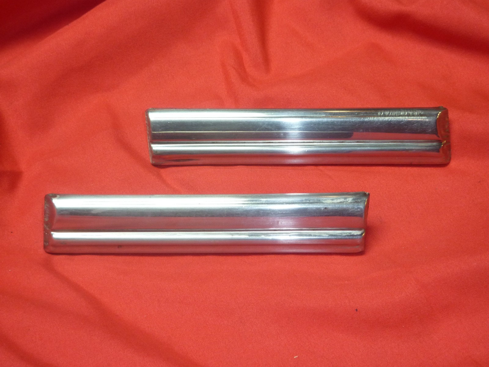 1946 1947 1948 Mercury COWL STAINLESS TRIM MOLDINGS Original pair 1942