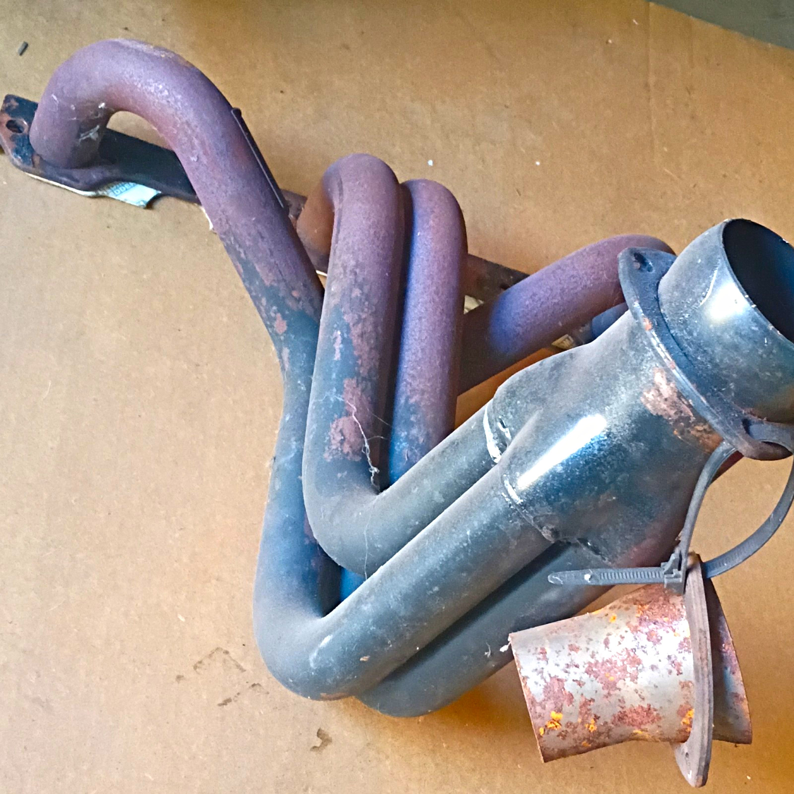 Side Pipe Heddman Headers For Small Block Chevy