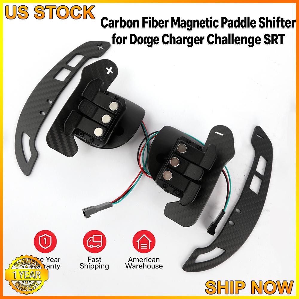 US Carbon Fiber Magnetic Paddle Shifter for Dodge Charger Challenge SRT*