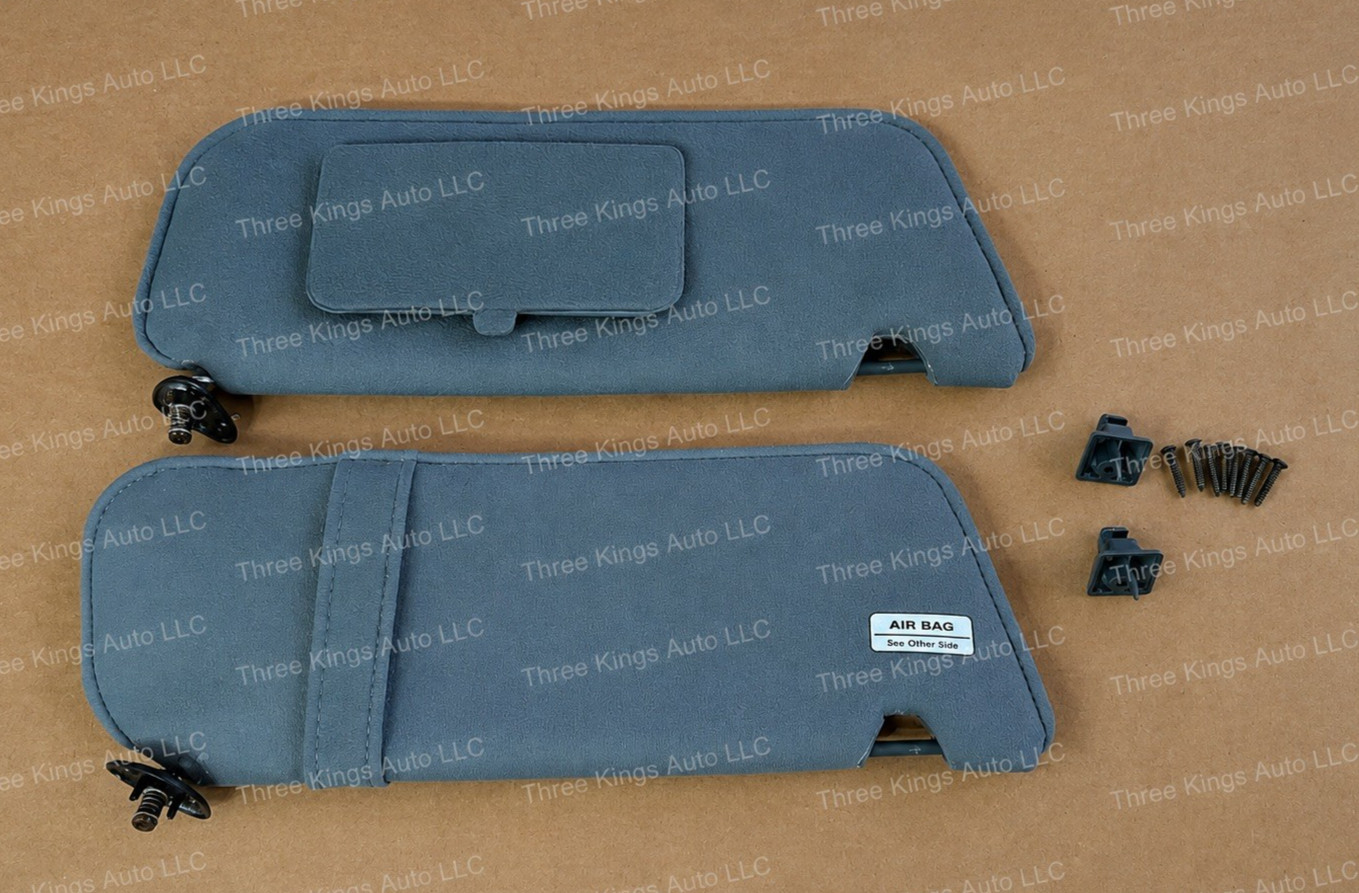 1989-2006 Ford Ranger Mazda B Series Driver & Passenger Side Sun Visor Pair Nice