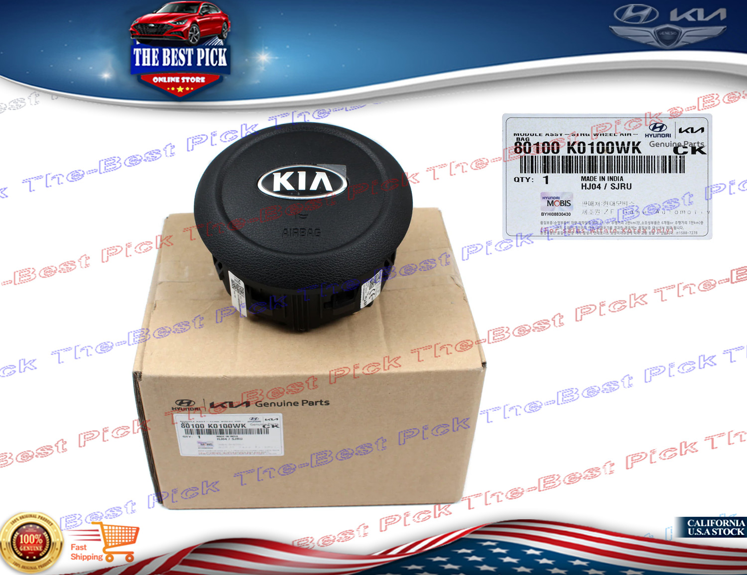 GENUINE OEM 2020 2021 2022 Kia Soul 80100K0100WK
