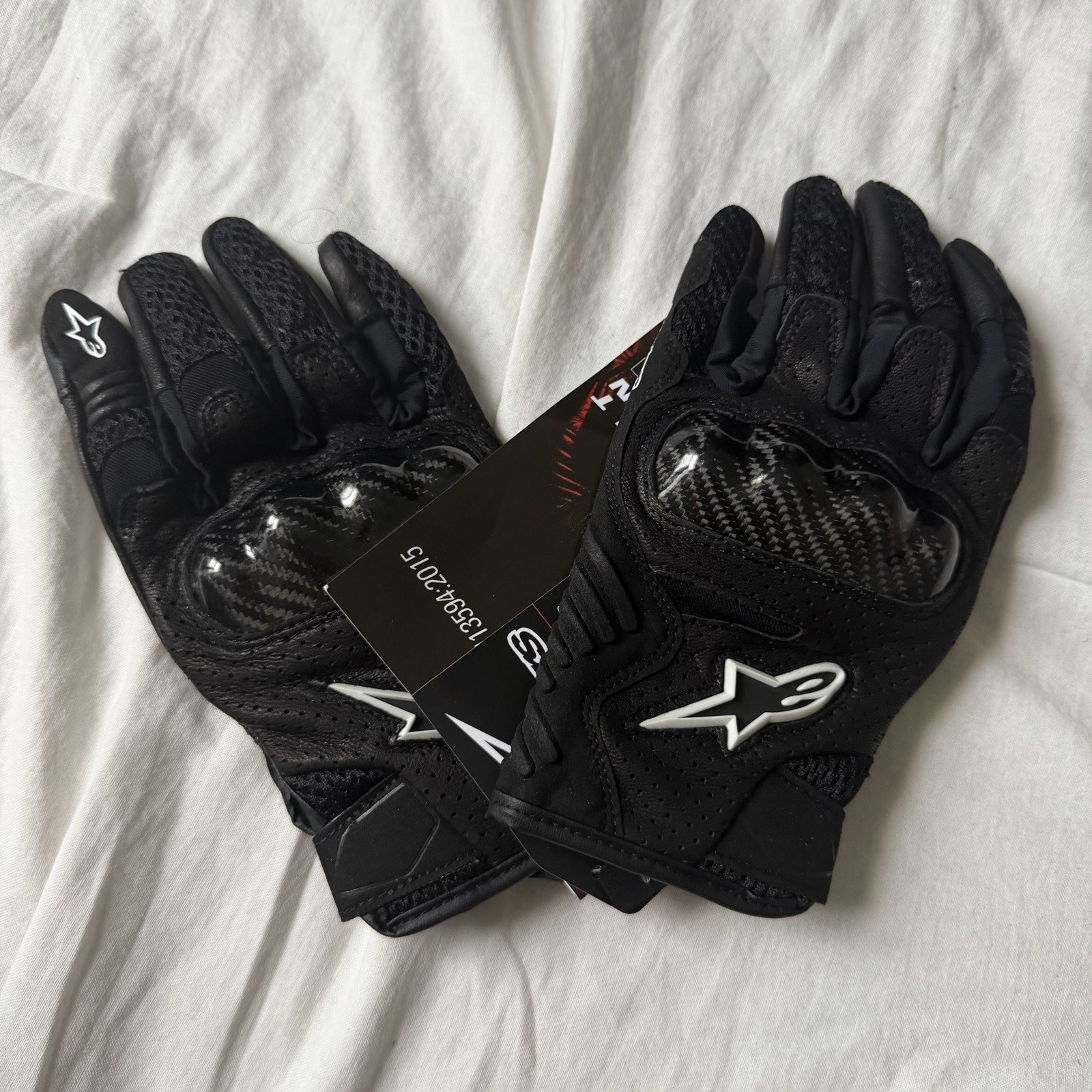 Alpinestars SMX-1 Air V2 Gloves – Size Medium – Black – New With Tags (NWT)