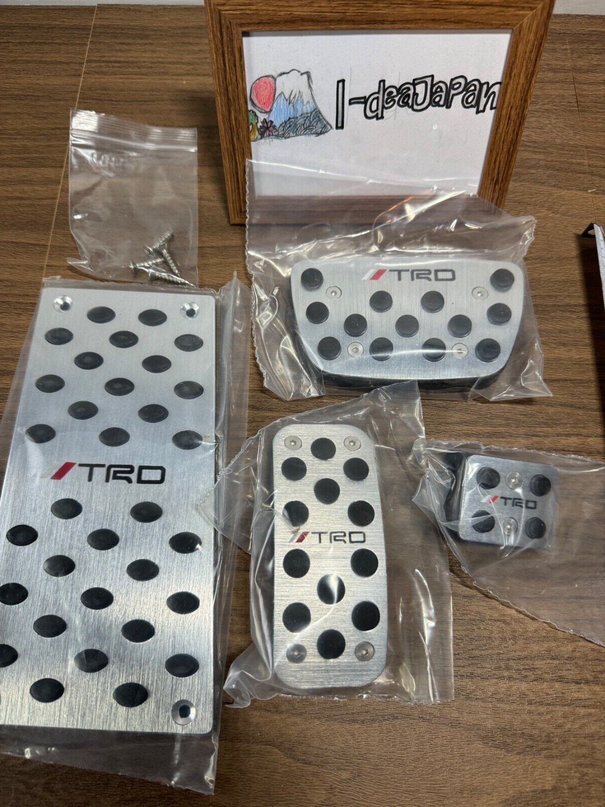 Toyota TRD OEM Aluminum Pedal Set AT Genuine JDM New