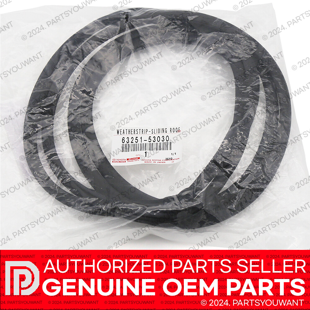 GENUINE Lexus 06-13 IS250 IS350 OEM Sunroof Weatherstrip Seal NEW 63251-53030