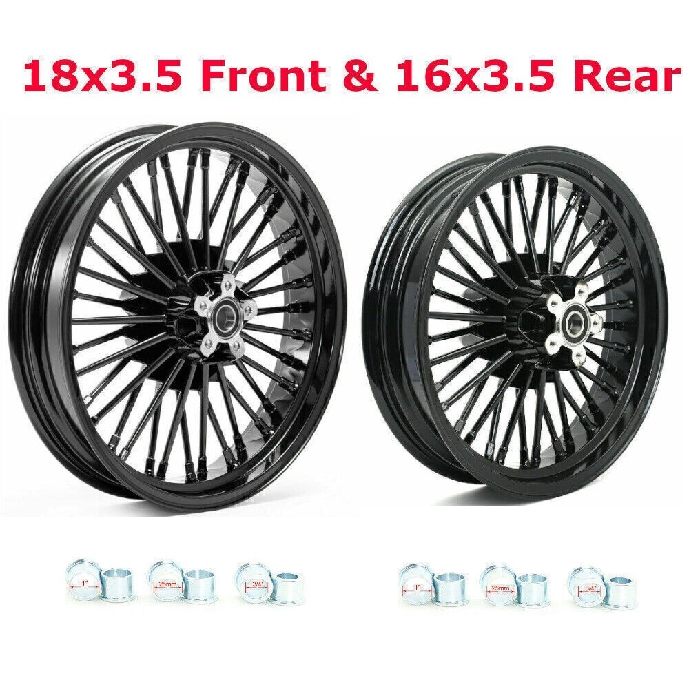 18X3.5 16X3.5 Fat Spoke Wheels for Harley Softail Fatboy FLSTF Springer Heritage 18X3.5 16X3.5 Fat Spoke Wheels for Harley Softail Fatboy FLSTF Springer Heritage