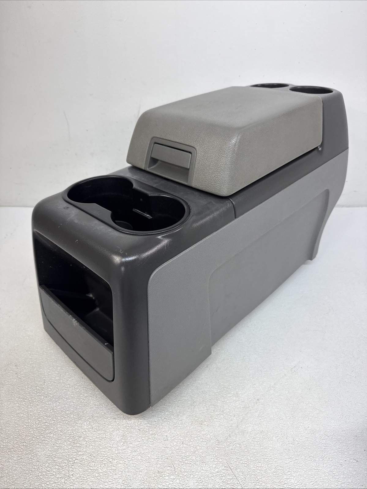 04-08 Ford F-150 Two Tone Center Console Lid Assembly OEM Gray Grey READ