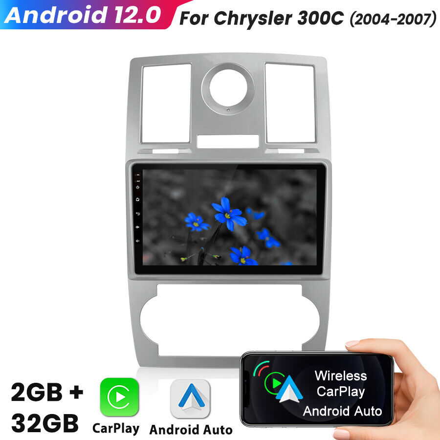 For Chrysler 300C 2004-2007 Android12 Car Stereo Radio GPS Navi WiFi CarPlay DSP