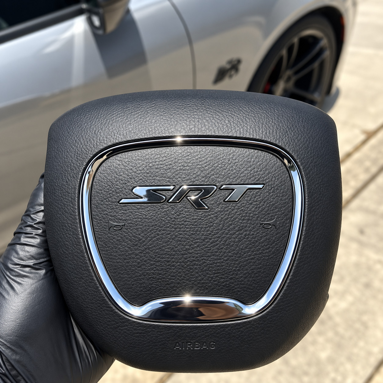 Car Steering Wheel Cover for 2018-2023 Dodge Charger Challenger SRT Accessories