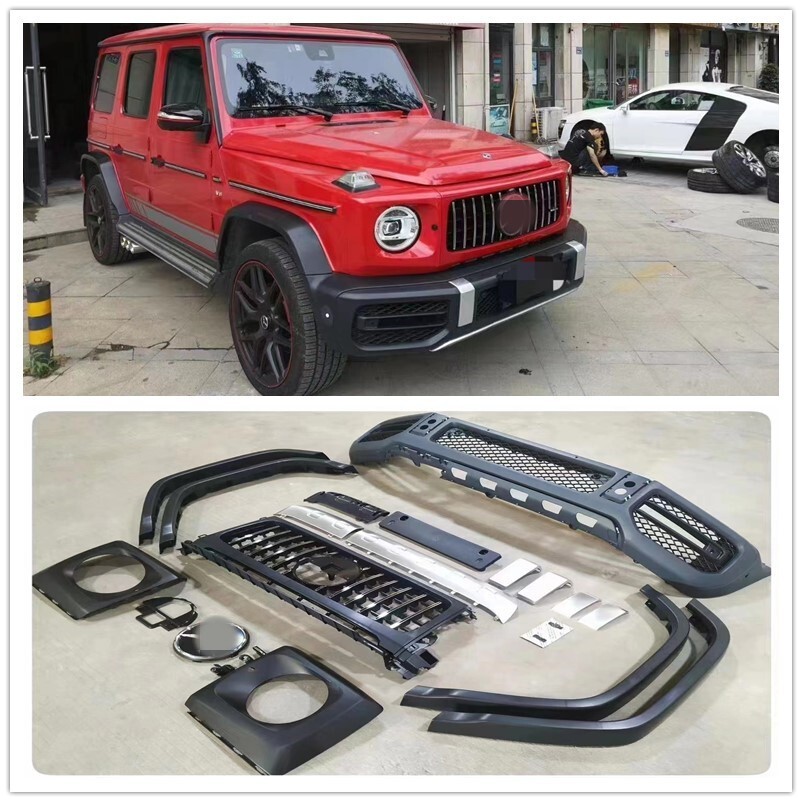 FITS FOR MERCEDES BENZ G CLASS W463A W464 G500 G550 UPGRADE TO G63 AMG BODY KITS FITS FOR MERCEDES BENZ G CLASS W463A W464 G500 G550 UPGRADE TO G63 AMG BODY KITS
