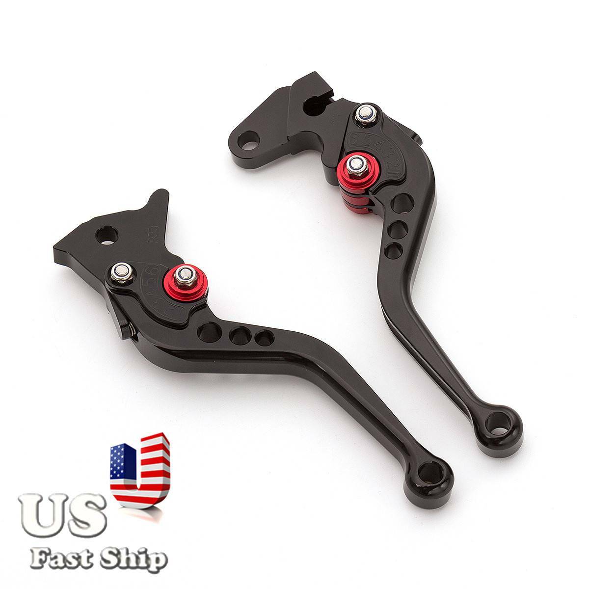 FXCNC CNC Motorcycle Black Short Brake Clutch Levers For CBR929RR 2000-2001