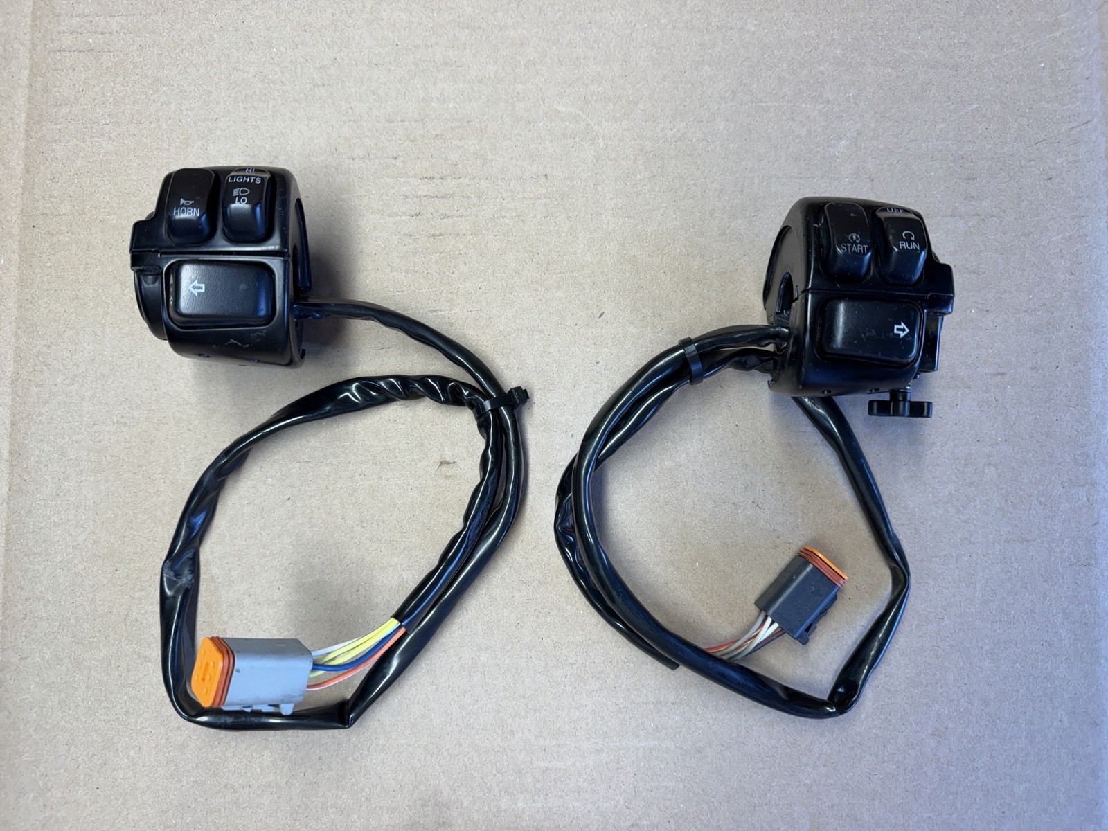 Harley Davidson OEM Early 2000s Sportster Dyna Softail Hand Controls