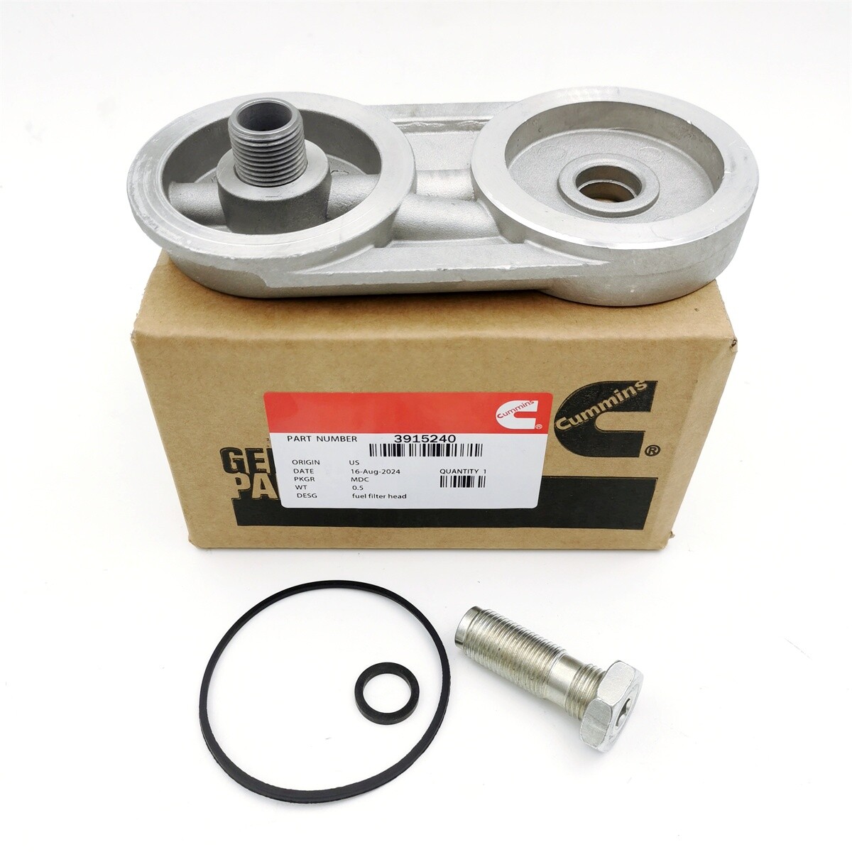 3915240 3915238 Fuel Filter Head For Cummins 6BT 5.9L 12V 3.9L 6C FS1280 FF5052