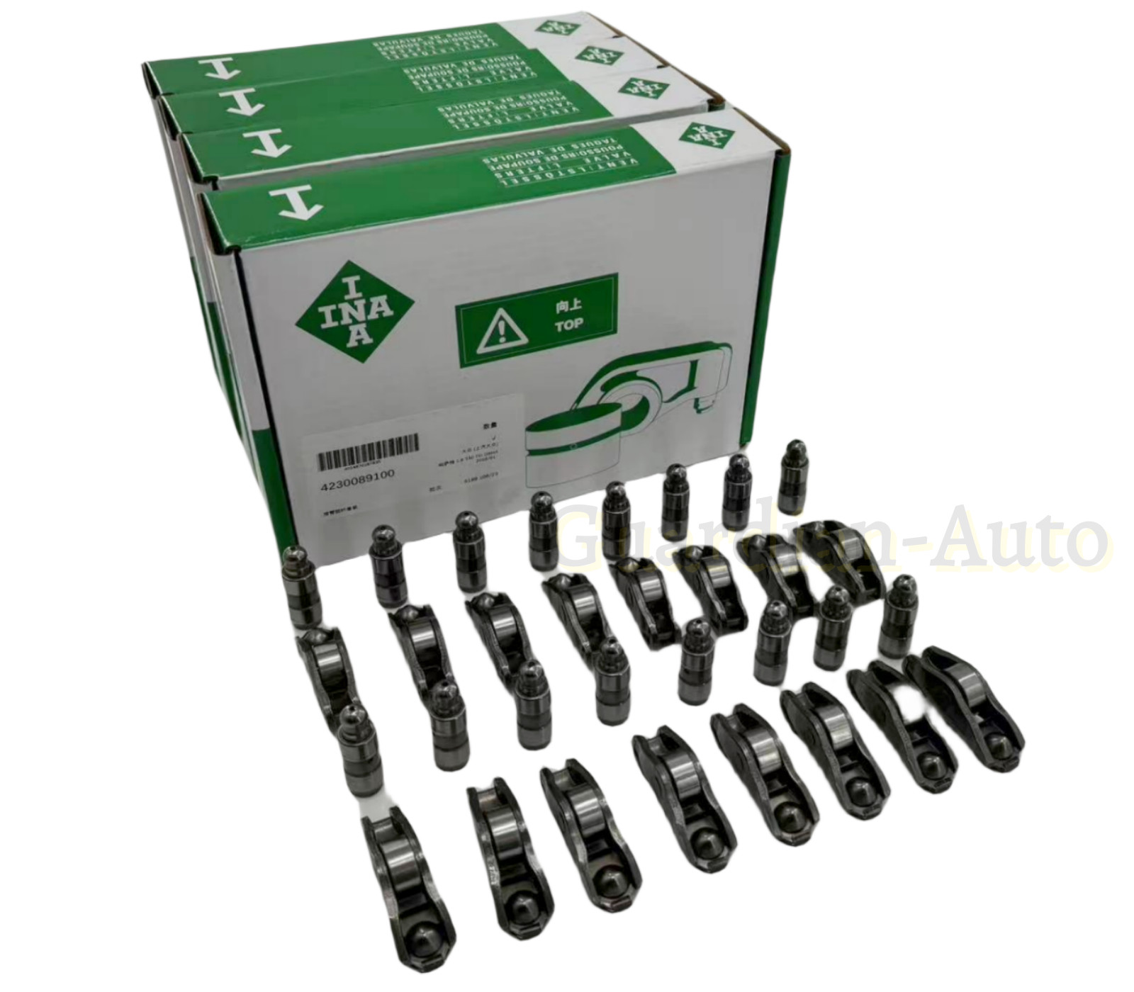 16x INA Intake & Exhaust Rocker Arms Hydraulic Lifters For AUDI A4 Q5 06E109417P