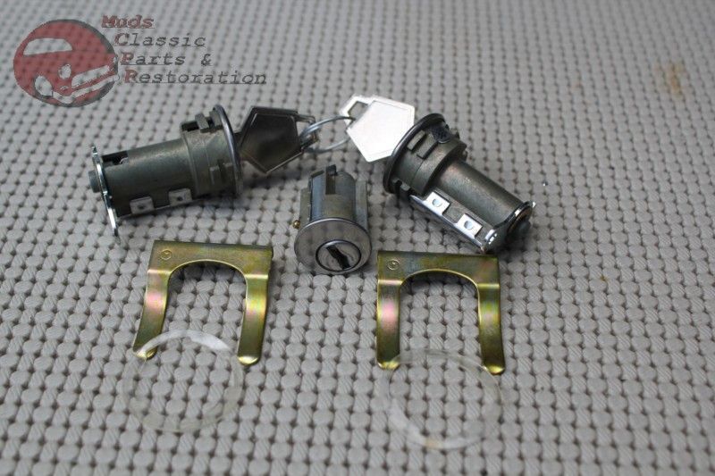 66-68 Mopar A B Body Dodge Plymouth Igniton Door Lock Cylinder Replacement Keys 66-68 Mopar A B Body Dodge Plymouth Igniton Door Lock Cylinder Replacement Keys