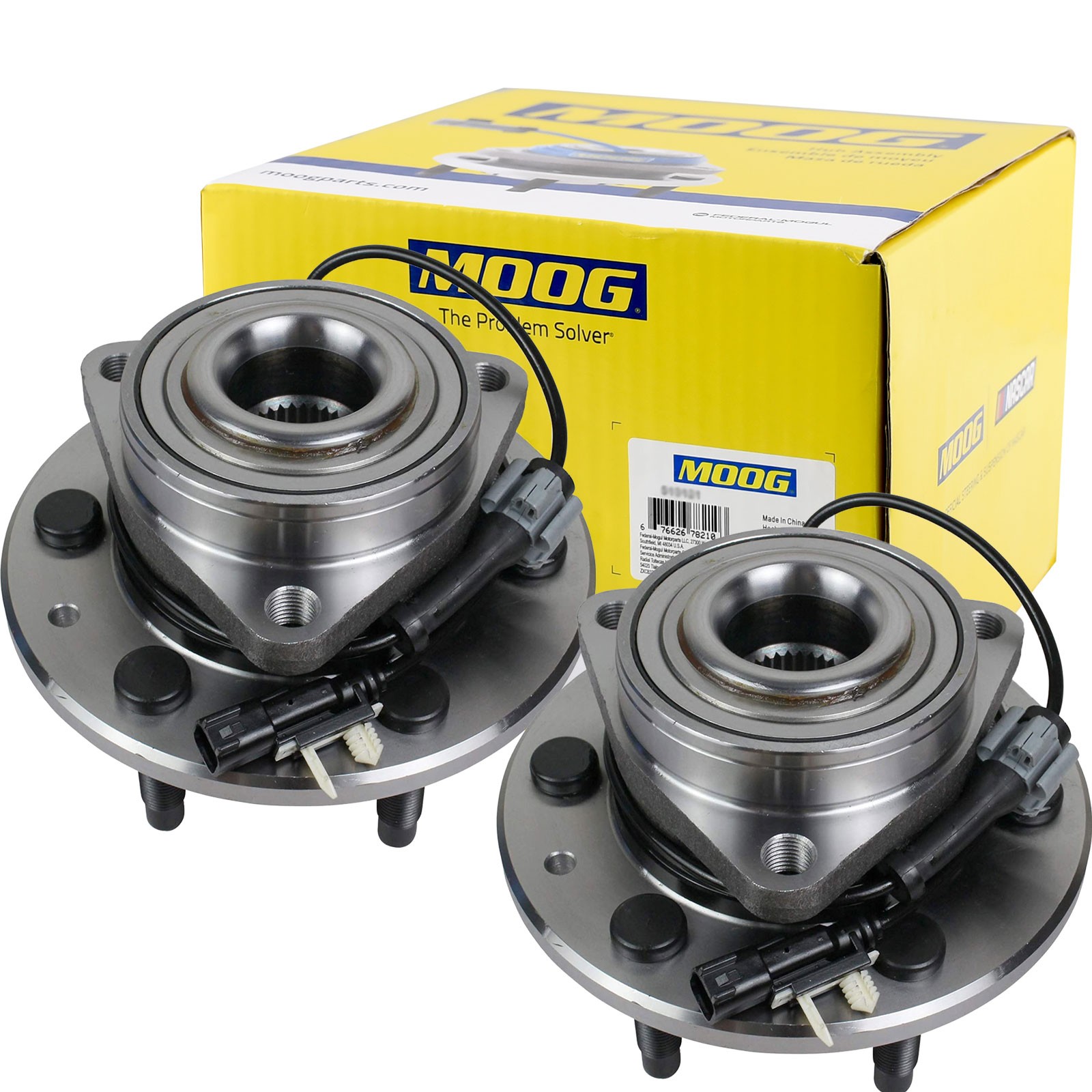 MOOG 4WD Front Wheel Bearing Hubs for Silverado Sierra 1500 Tahoe Yukon Escalade MOOG 4WD Front Wheel Bearing Hubs for Silverado Sierra 1500 Tahoe Yukon Escalade