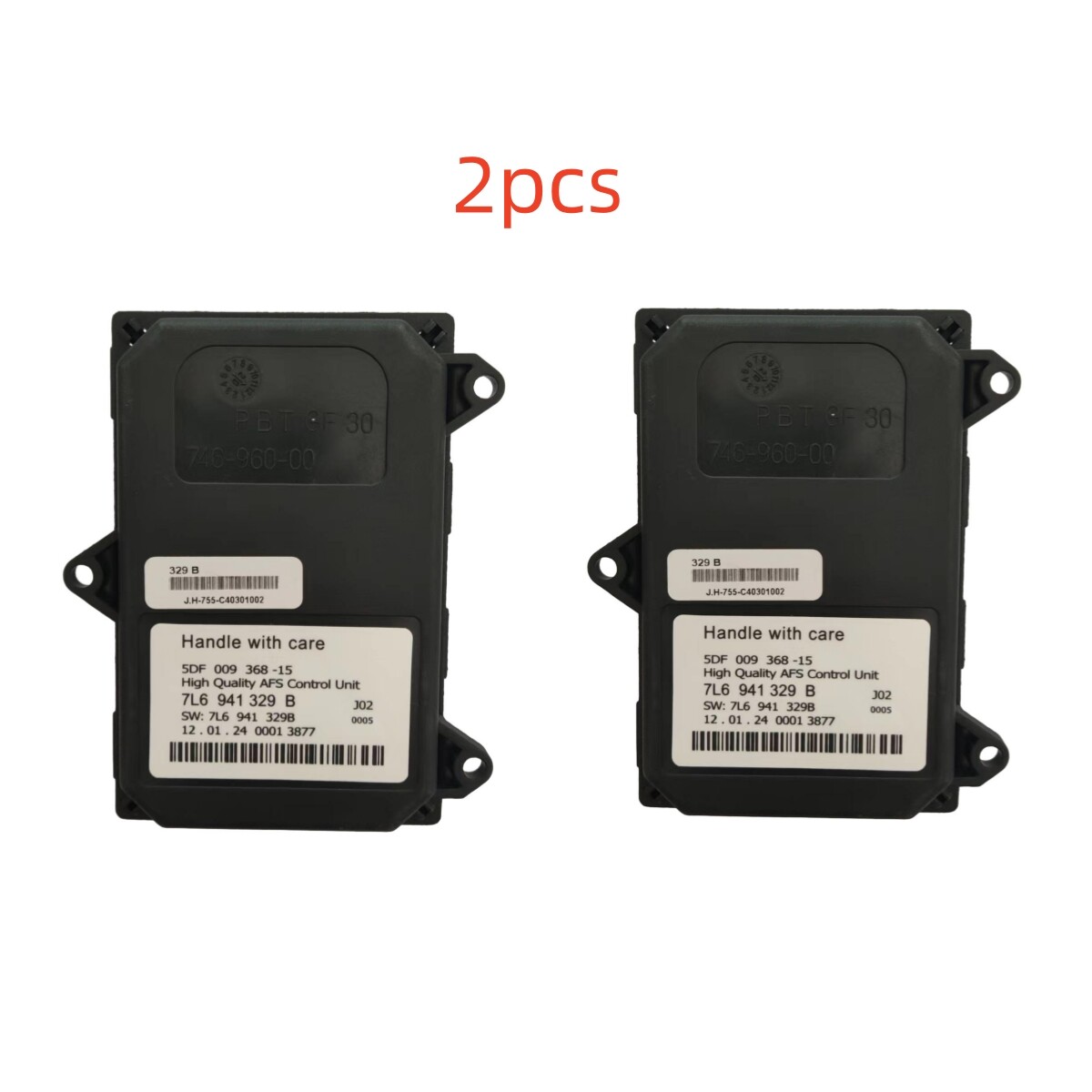 2PC 7L6941329B For Audi VW Xenon Headlight AFS Cornering Leveling Control Module
