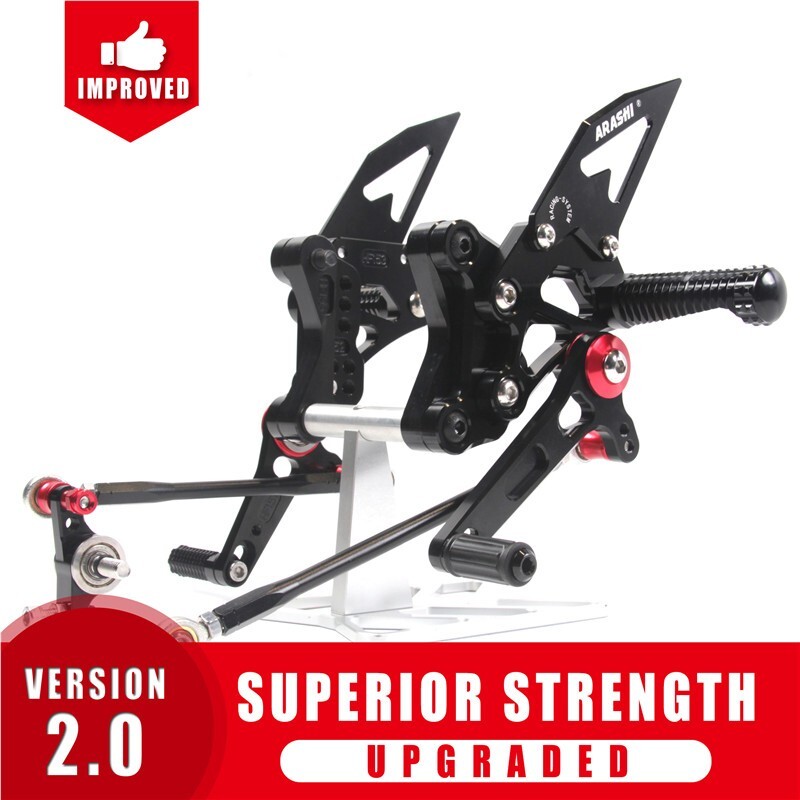 CNC Rearsets Foot Pegs For Ducati 1198 1198S 1198R 2010-2012 / 848 EVO 2011-2013