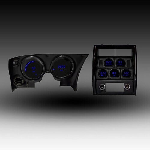1968-1977 Corvette LED Direct Replacement Digital Cluster, Blue LEDs Made in USA