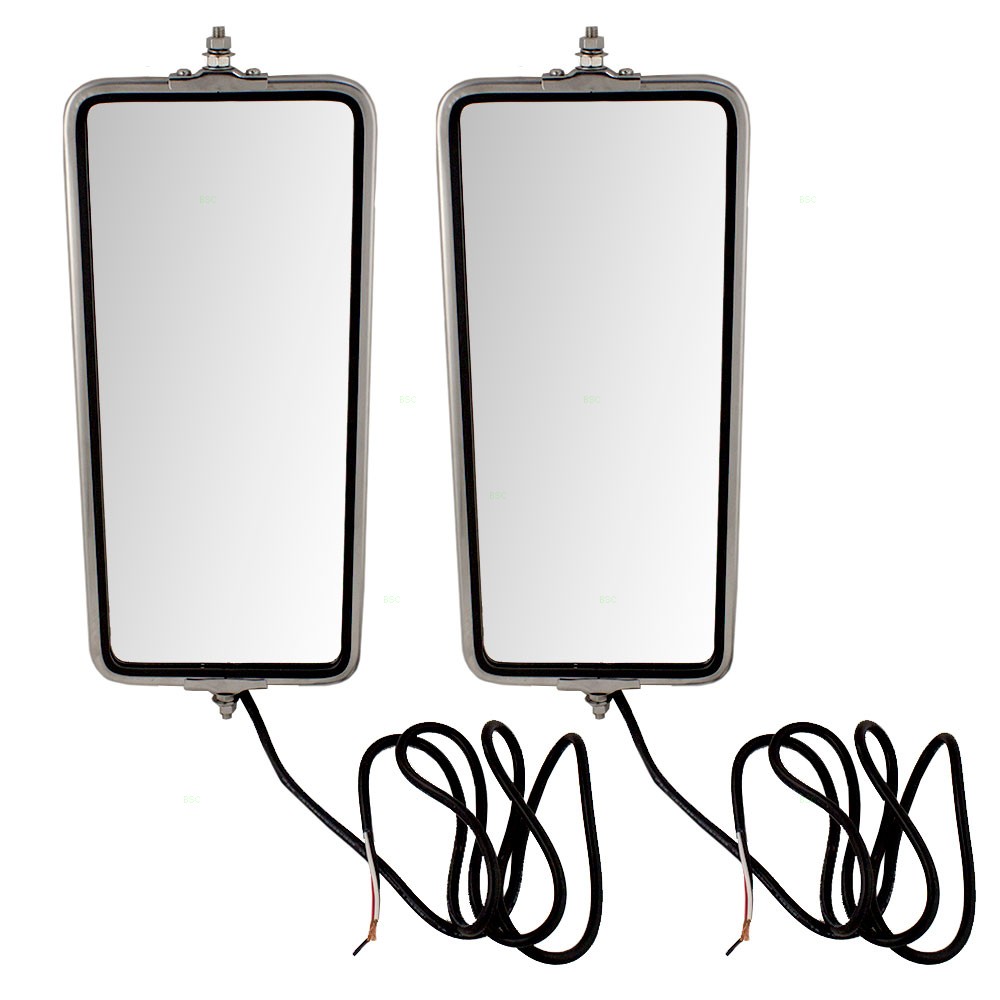 Universal West Coast Truck Set of Side Mirror Heads 7\ Universal West Coast Truck Set of Side Mirror Heads 7\