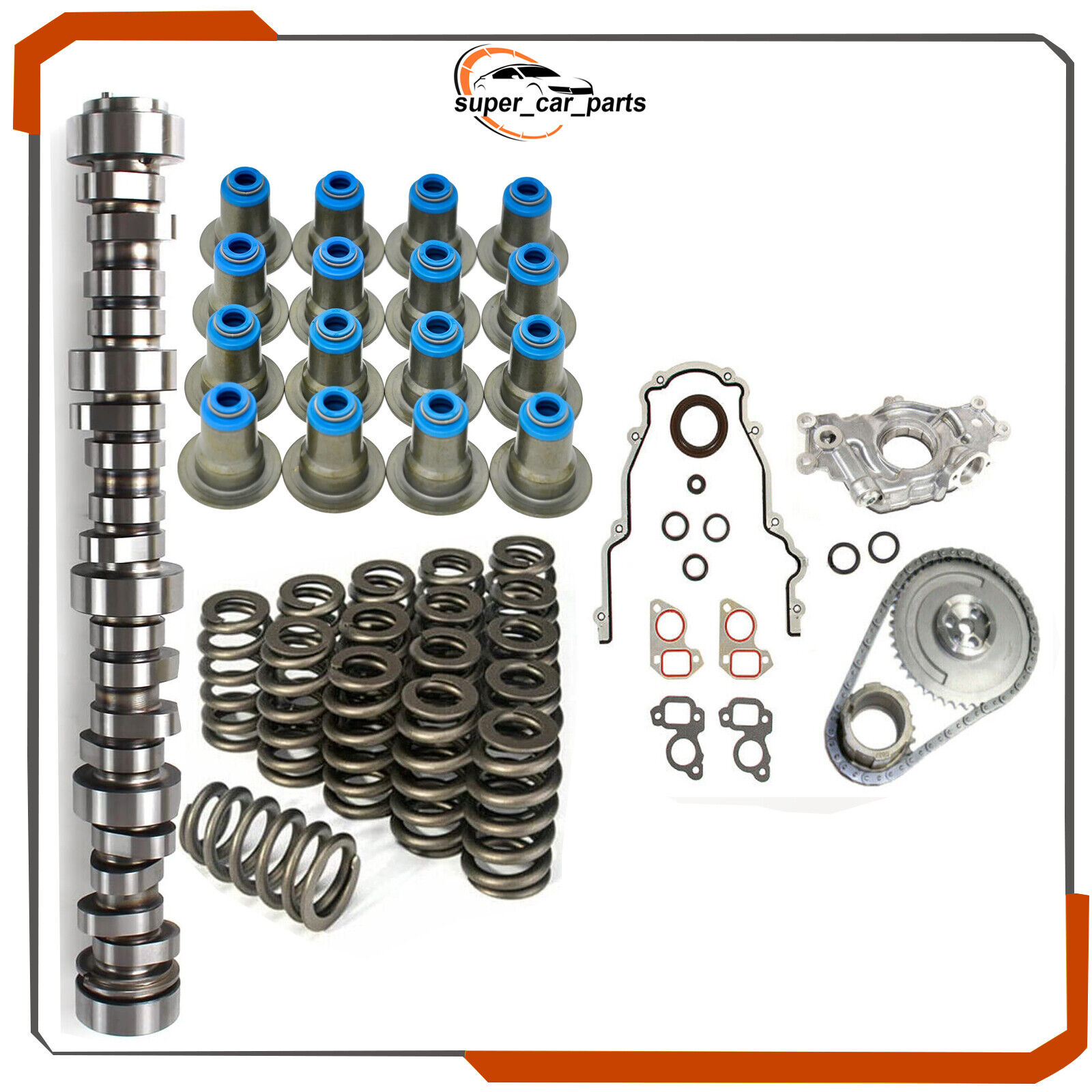 Sloppy Stage 2 Camshaft Lifters Springs Kit E1840P Replacement for Chevy LS LS1