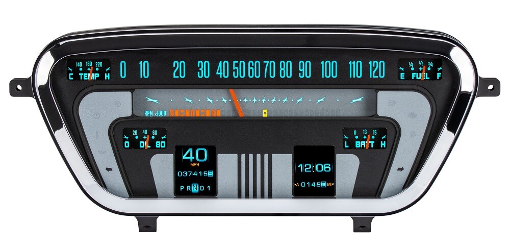 Dakota Digital 1953-55 Ford Pickup Retrotech Analog Gauge System RTX-53F-PU-X