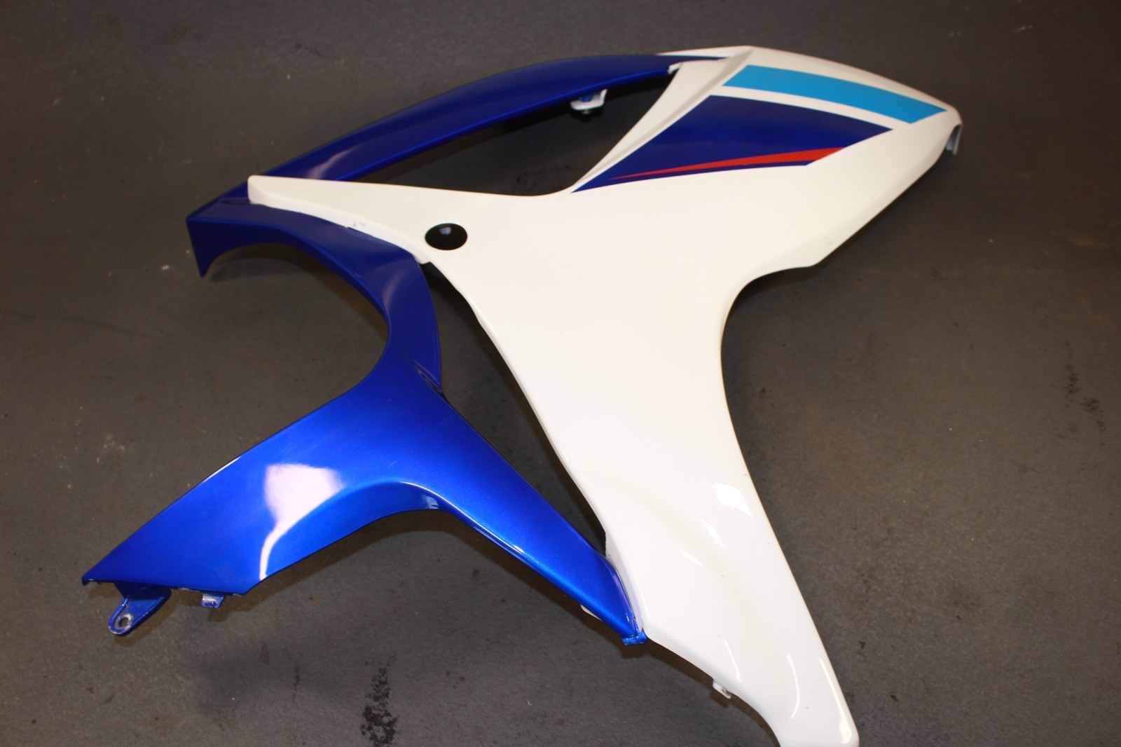 06 07 Suzuki GSXR600 GSXR750 RH Side Fairing Cowl CWH Blue White 94473-01H00 OEM