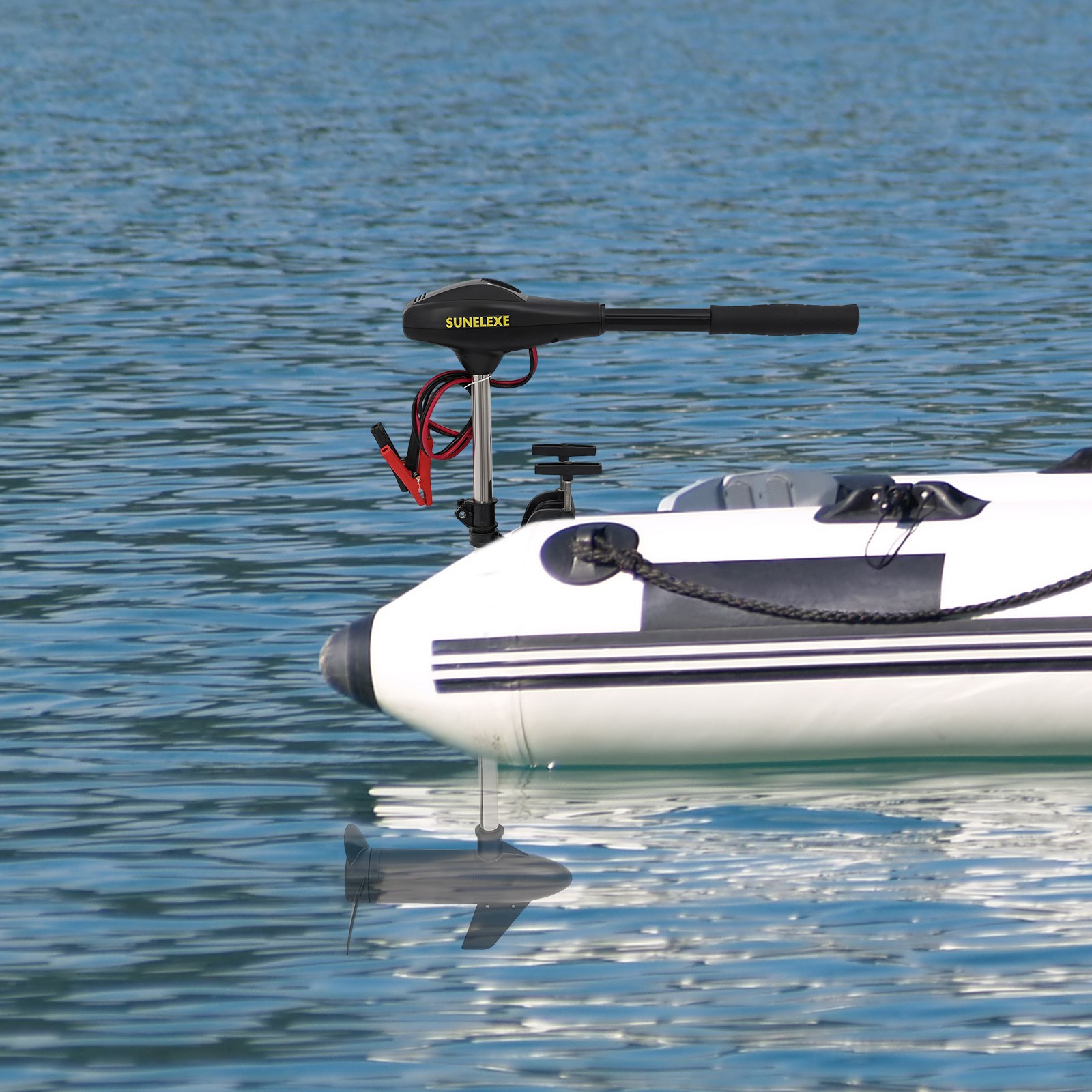 Fishing Boat Engine Outboard Electric Trolling Motor 40LBS 12V Short Shaft 40cm