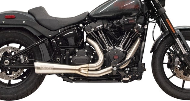Bassani Short Ripper Race 2:1 Exhaust System Stainless #1S75SS Harley Davidson