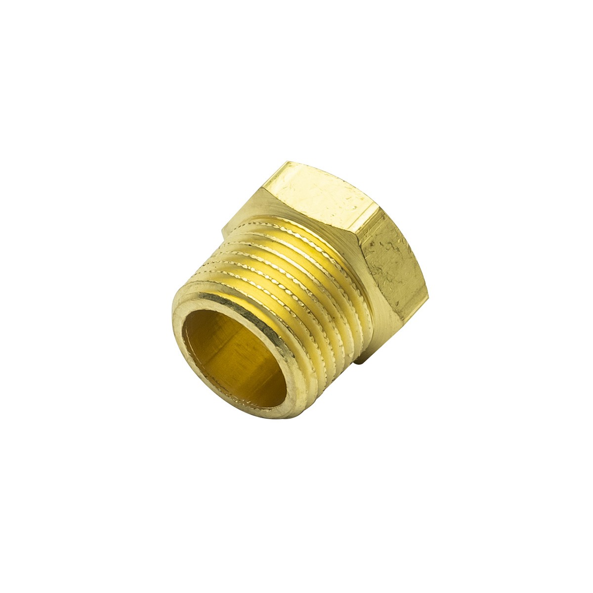 GlowShift 3/8-18 NPT Male to 1/8 NPT Female Pressure Gauge Sensor Thread Adapter