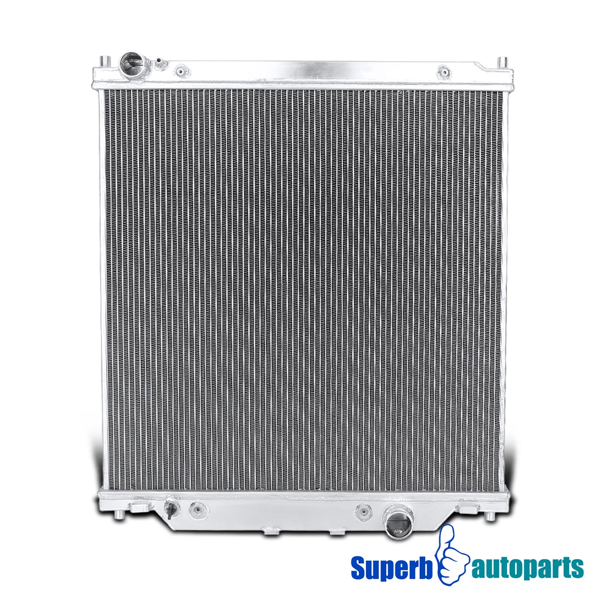 Fits 2003-2007 Ford Excursion F250 6.0L Diesel 2-Row Aluminum Cooling Radiator Fits 2003-2007 Ford Excursion F250 6.0L Diesel 2-Row Aluminum Cooling Radiator