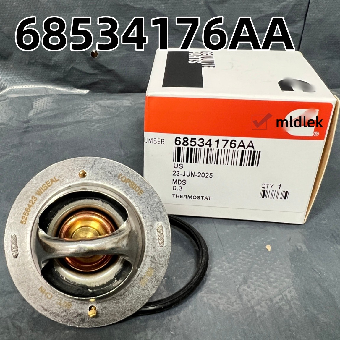 Thermostat Fits 68534176AA For Dodge RAM MOPAR 6.7 Cummins Diesel Brand New Thermostat Fits 68534176AA For Dodge RAM MOPAR 6.7 Cummins Diesel Brand New