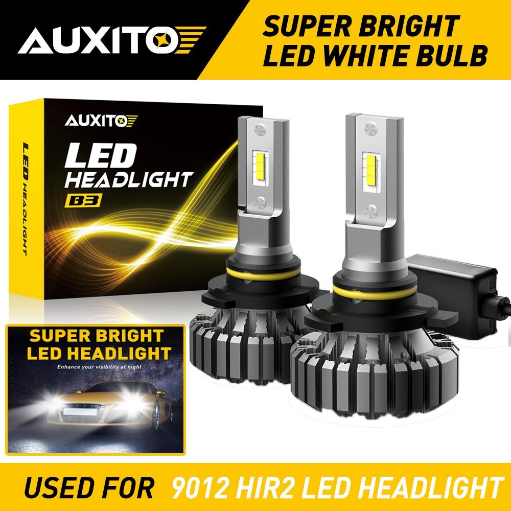 1/2set 9012 LED Headlights Bulbs High Low Beam B3 for GMC Sierra 1500 2014 2015