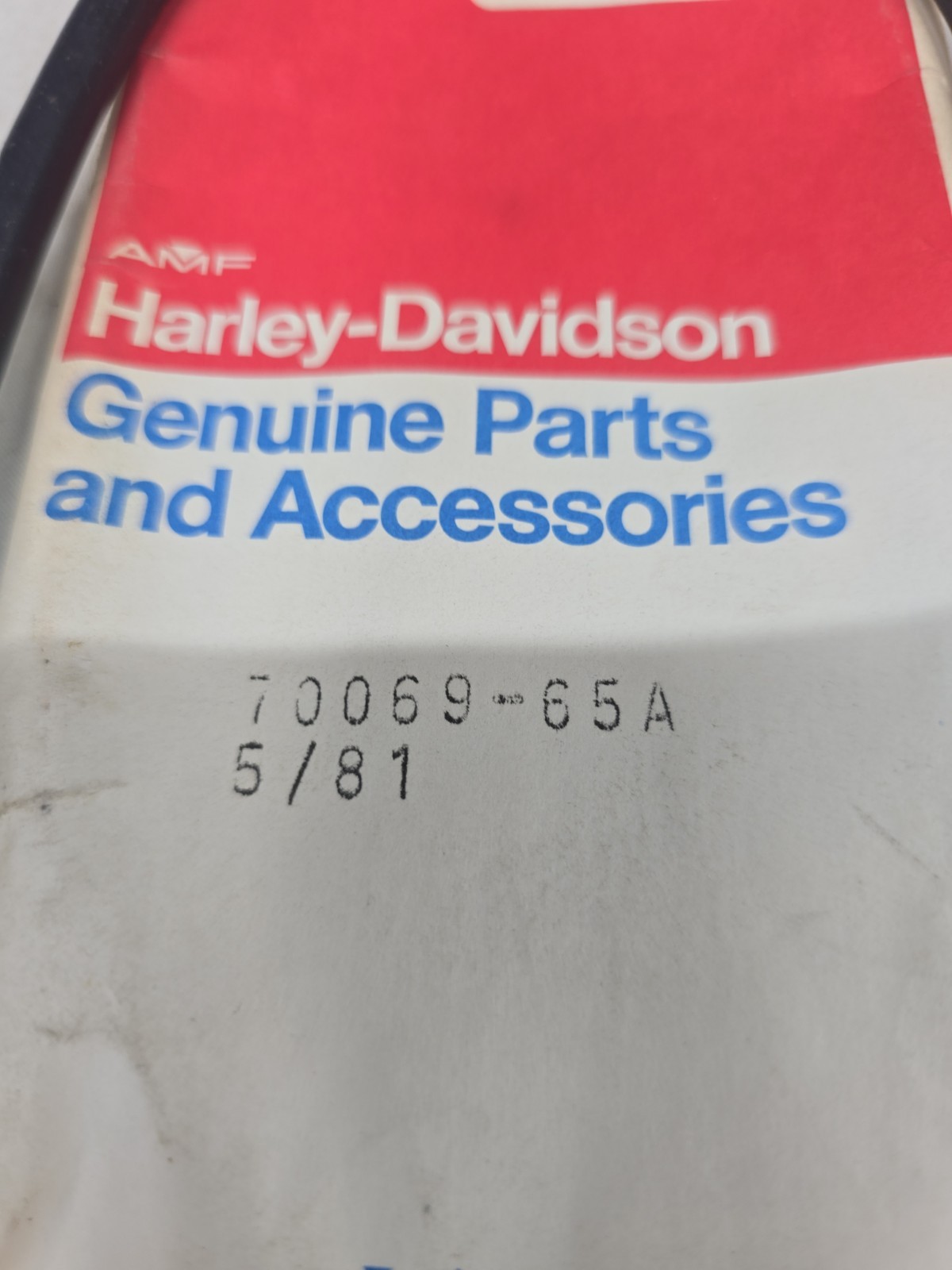 AMF,OEM,NOS,HARLEY-DAVIDSON CABLE 70069-65A AMF,OEM,NOS,HARLEY-DAVIDSON CABLE 70069-65A
