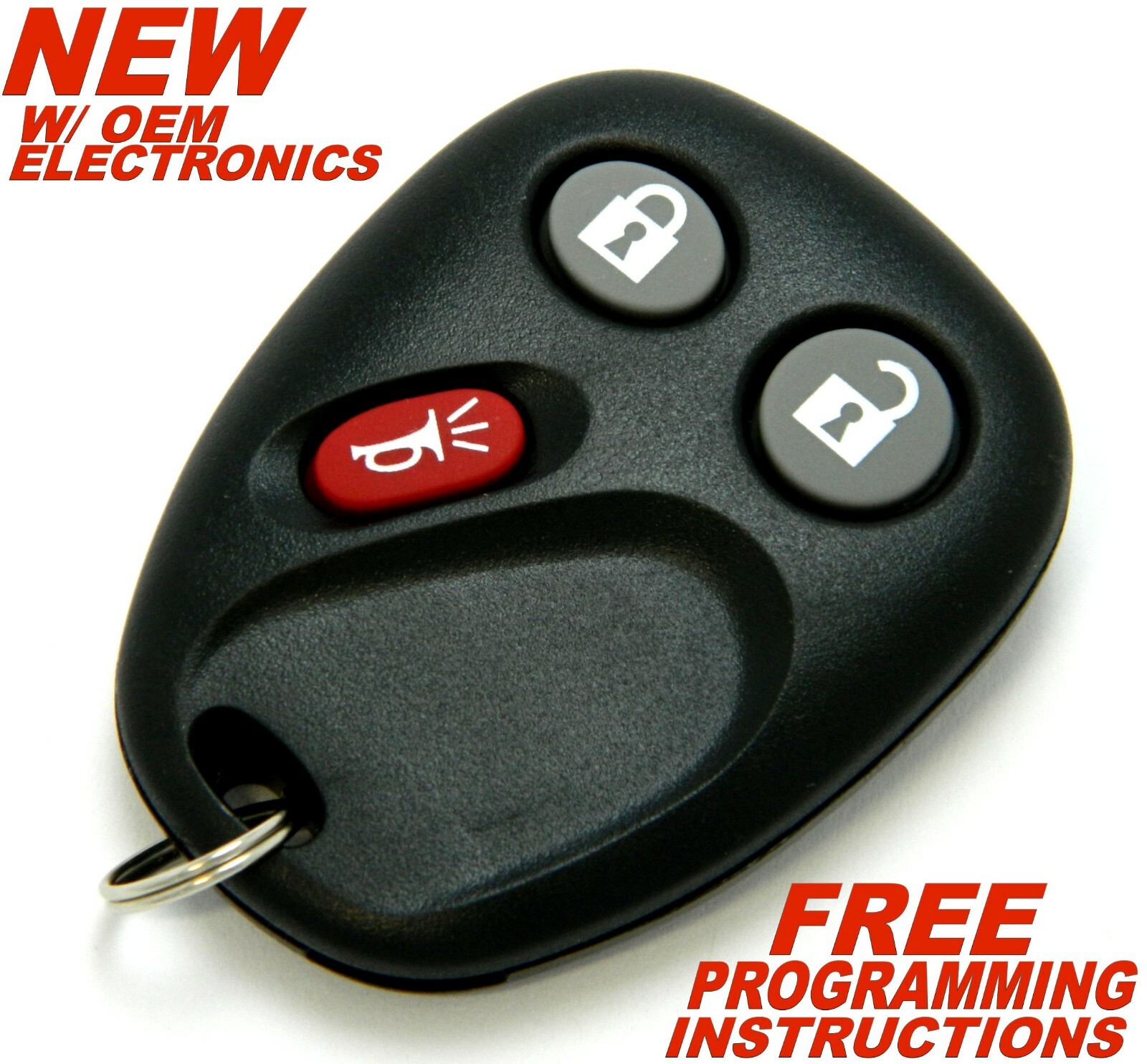 OEM ELECTRONIC 3 BUTTON REMOTE KEY FOB FOR 2002-2009 CHEVROLET TRAILBLAZER