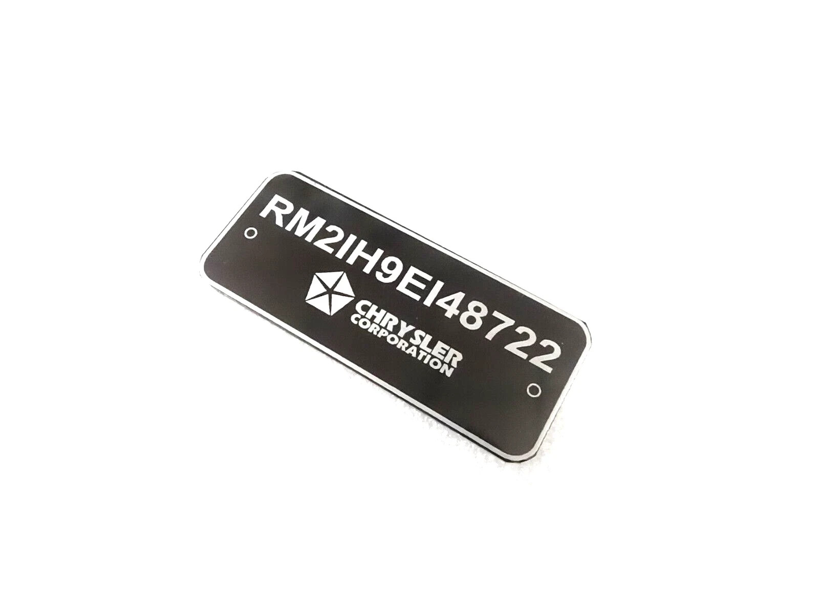 2X DATA PLATE FITS TO EARLY PLYMOUTH CHRYSLER CARS #V393-8 2X DATA PLATE FITS TO EARLY PLYMOUTH CHRYSLER CARS #V393-8