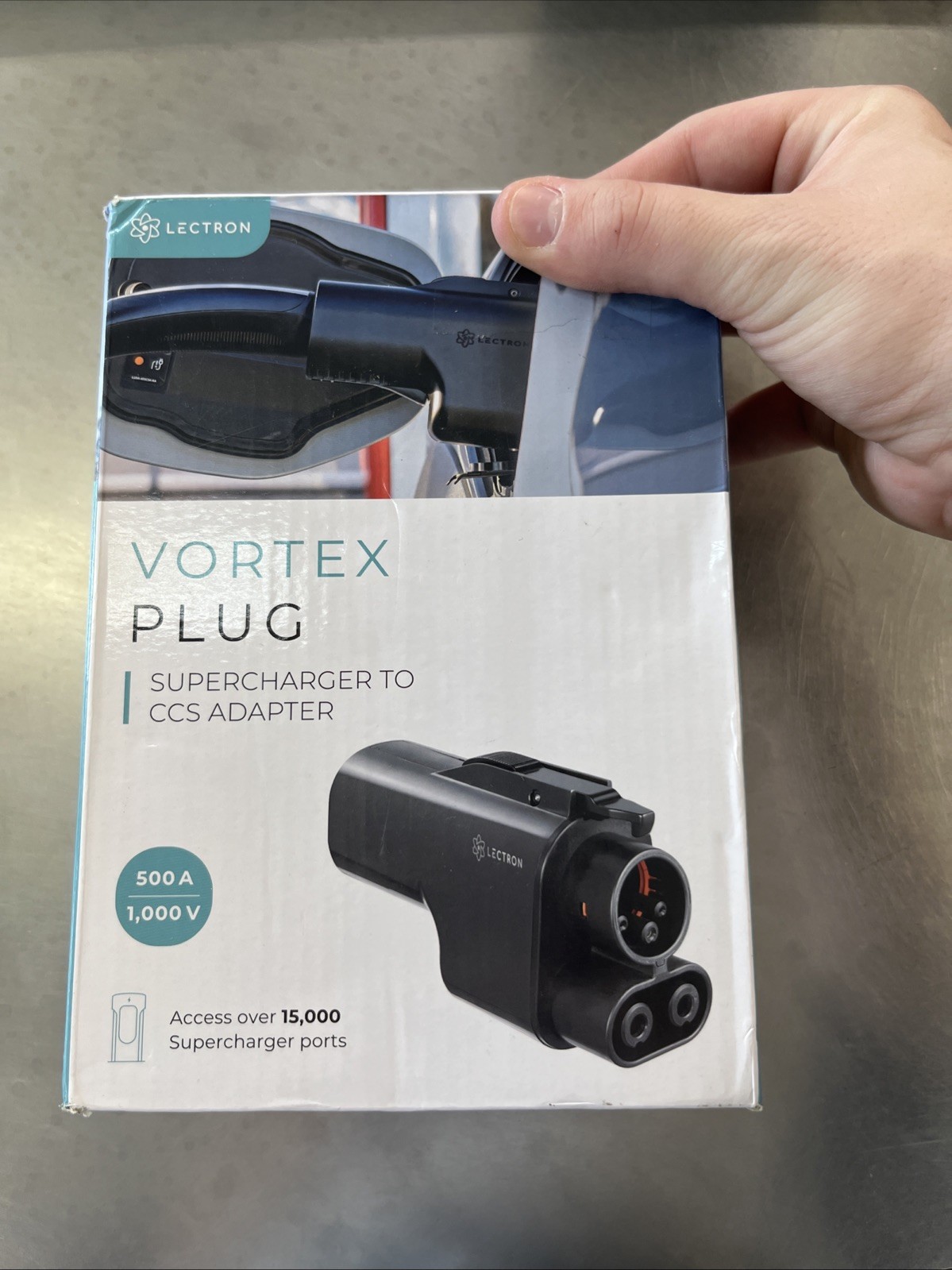LECTRON NACS to CCS1 EV Charger Adapter 500A 1000V Tesla Supercharger Fast LECTRON NACS to CCS1 EV Charger Adapter 500A 1000V Tesla Supercharger Fast