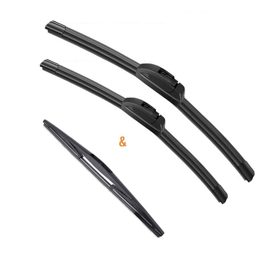 Front & Rear Windshield Wiper Blades For Honda Pilot 2003-2008 OEM Quality USCG