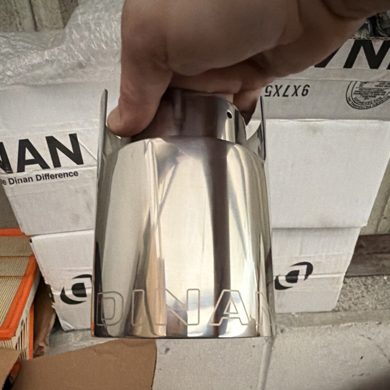 BMW DINAN POLISHED EXHAUST TIPS BMW DINAN POLISHED EXHAUST TIPS