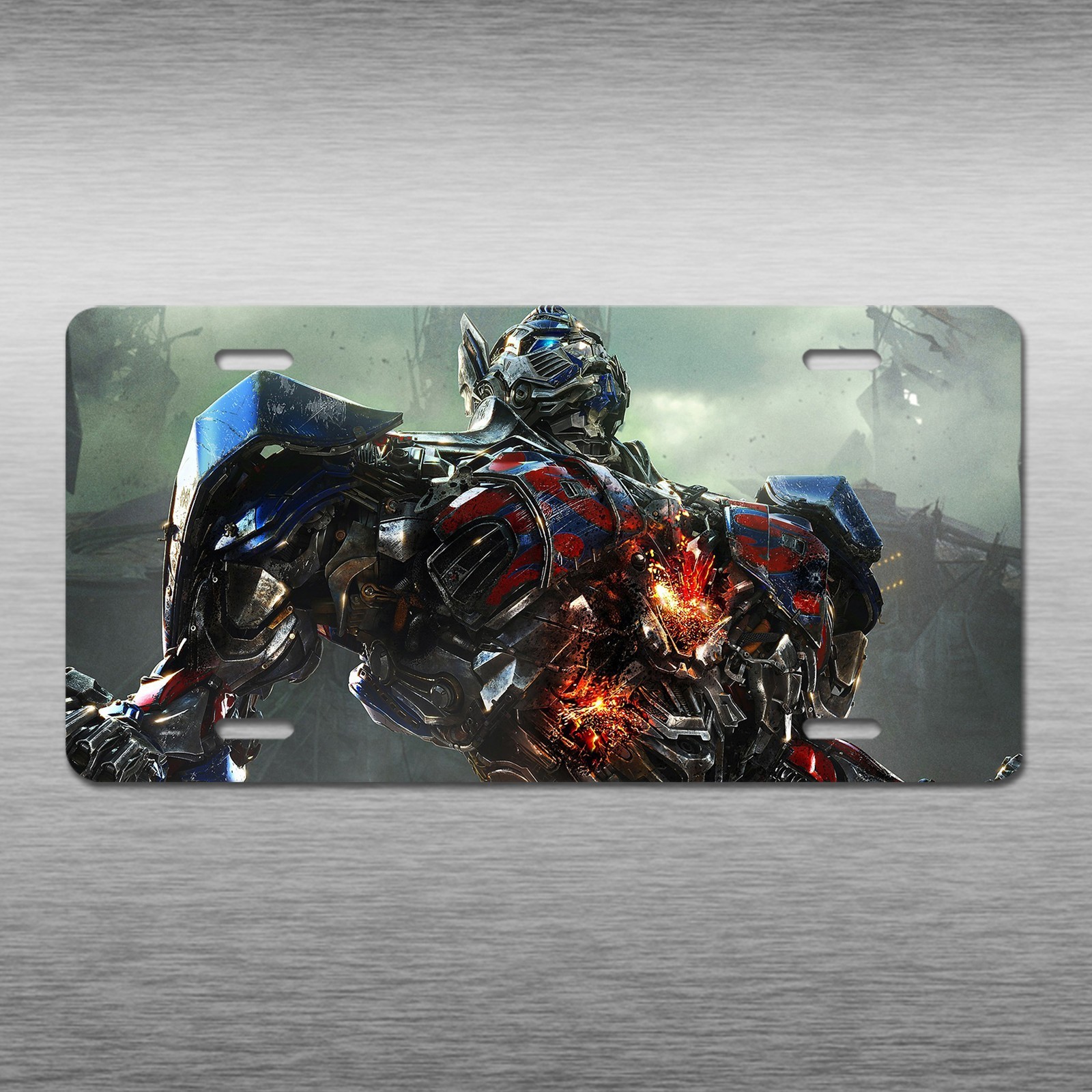 Transformer Autobot Optimus Prime Vehicle License Plate Novelty Art Car Truck