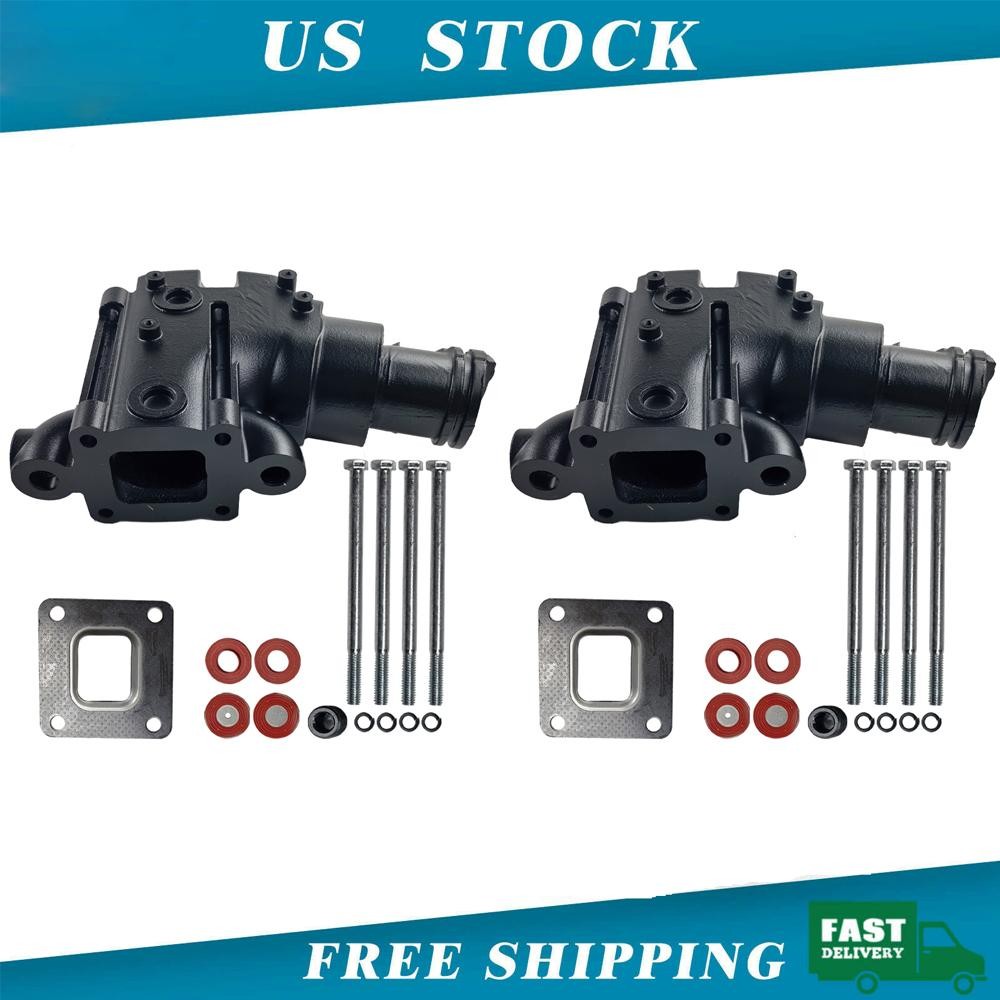 2* Dry Joint Elbow Riser 14 Degree for Mercruiser GM V6 V8 2004+ 864591T02 2* Dry Joint Elbow Riser 14 Degree for Mercruiser GM V6 V8 2004+ 864591T02