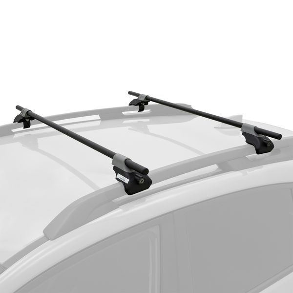 Elevate Outdoor Locking Round Steel Rooftop Cross Bars