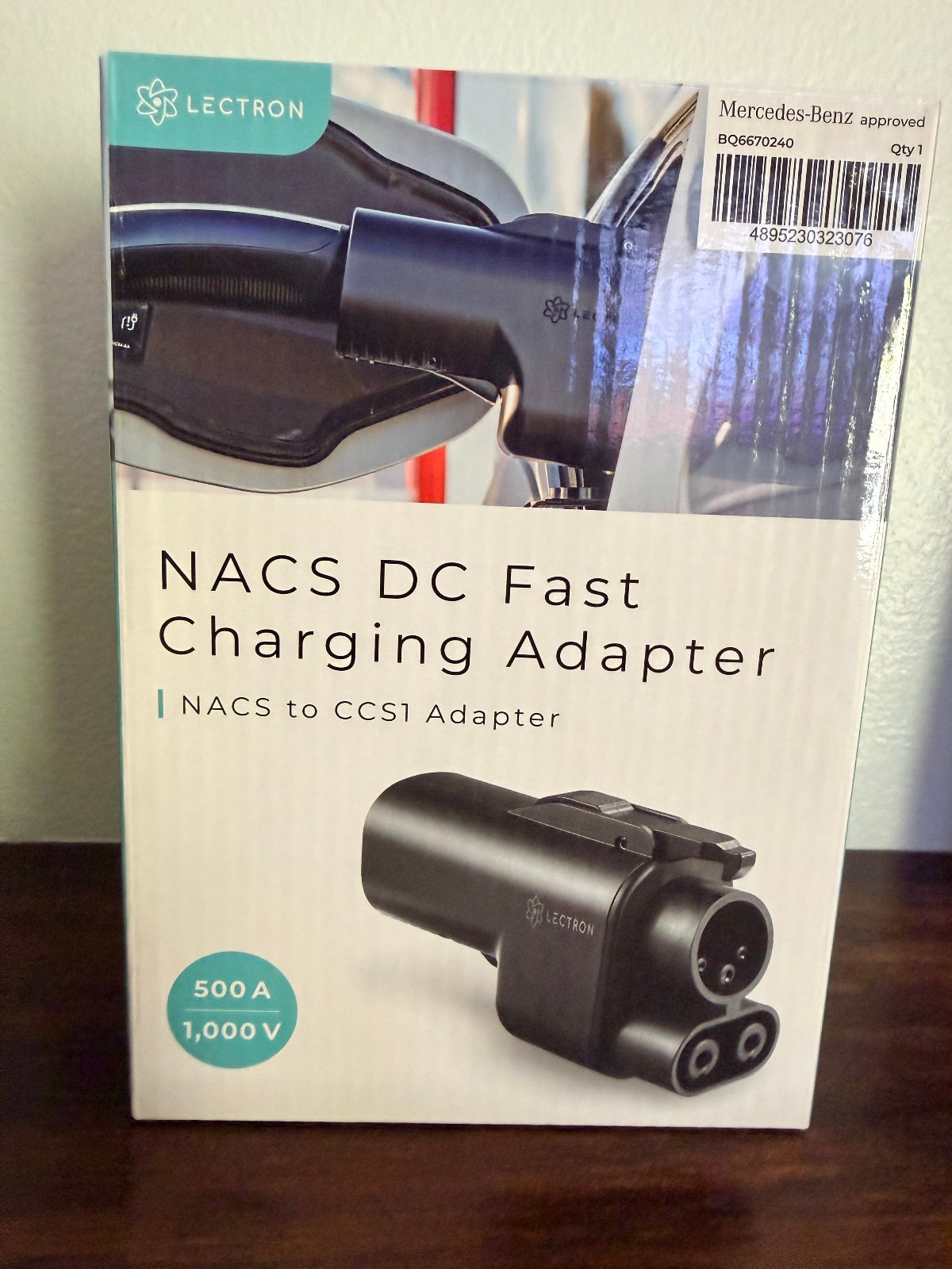 Lectron Mercedes NACS DC Fast Charging Adapter for Tesla Supercharger CCS2NACS Lectron Mercedes NACS DC Fast Charging Adapter for Tesla Supercharger CCS2NACS