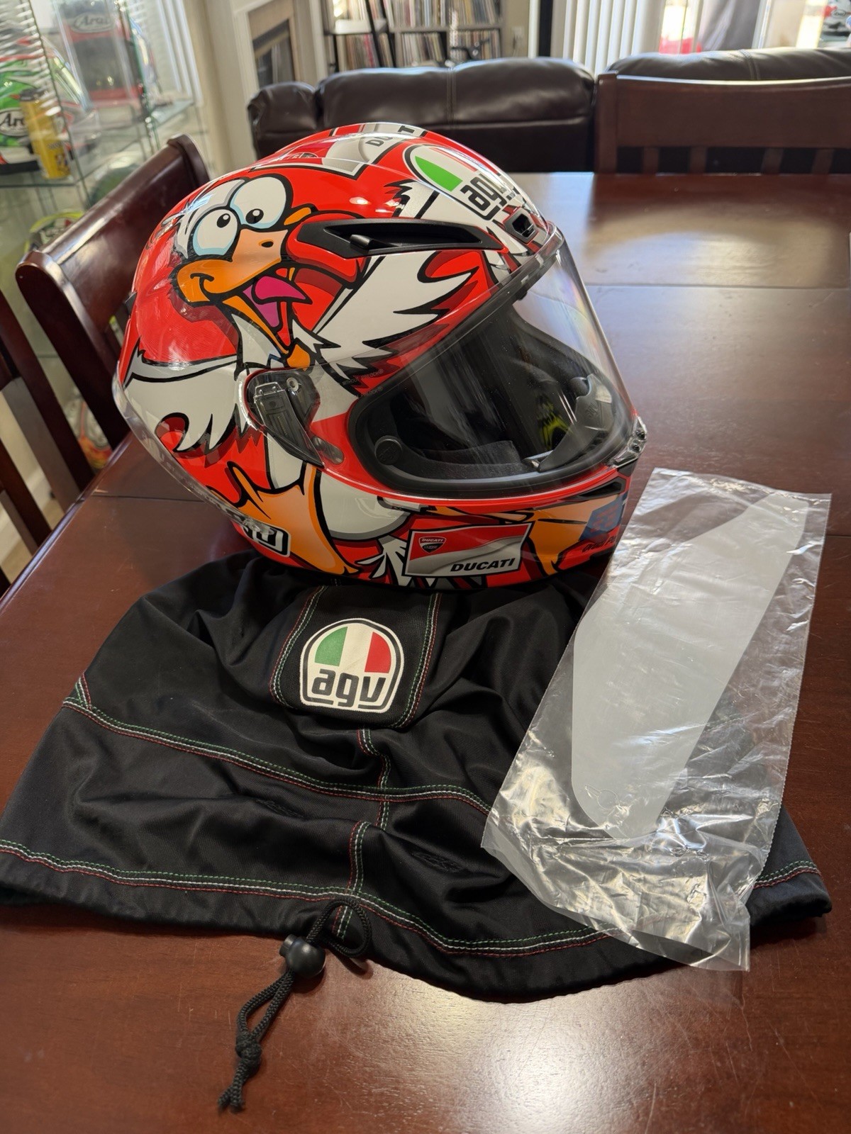 AGV CORSA ANDREA IANNONE WINTER TEST 2016 MOTORCYCLE HELMET - LIMITED - SIZE XXL AGV CORSA ANDREA IANNONE WINTER TEST 2016 MOTORCYCLE HELMET - LIMITED - SIZE XXL