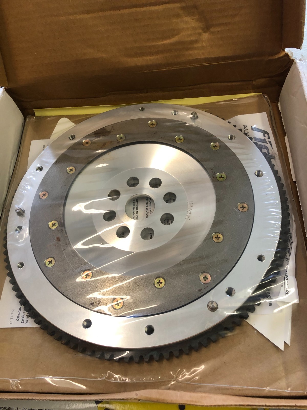 Fidanza 191581 Flywheel-Aluminum PC H9 High Performance Lightweight