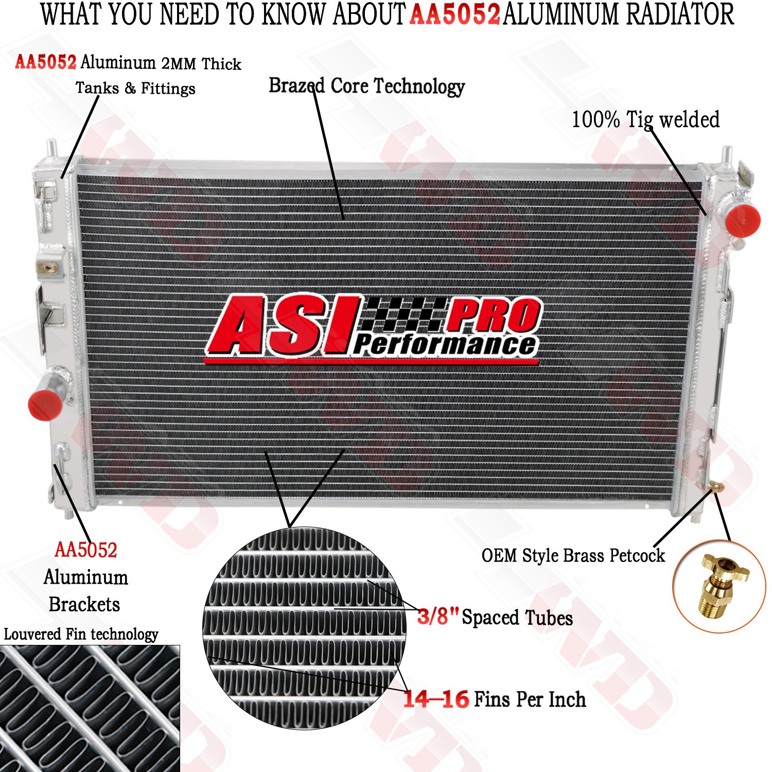 Aluminum 2 Row Radiator For 2008-2014 Dodge Avenger Chrysler 200 Jeep Patriot