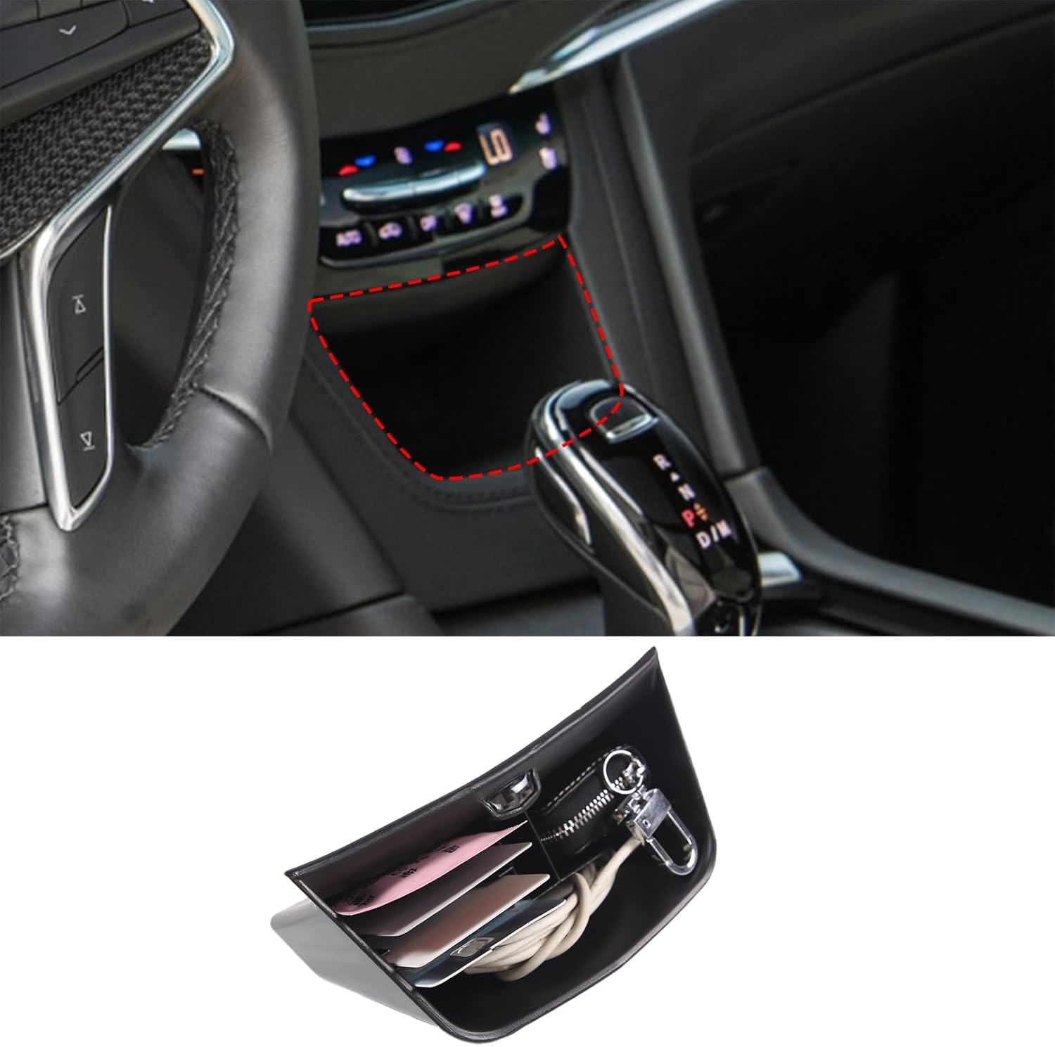 Central Control Gear Shift  Storage Box For 2016-2023 Cadillac XT5 Accessories