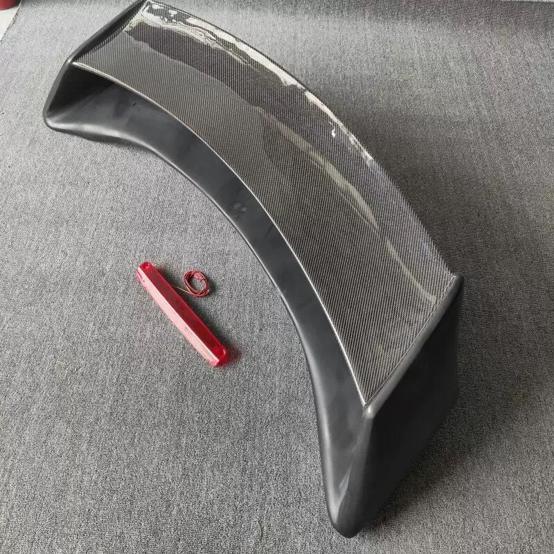 Half Carbon Fiber Amuse Style Spoiler Wing w light For NISSAN 370Z Z34