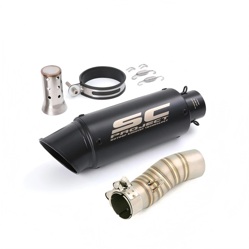450SS 2026 For CFMoto 450SR 450NK 2022-2026 Slip-on Exhaust Muffler Tip Mid Pipe