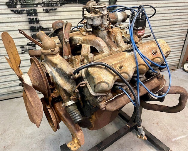 Vintage 1955 Plymouth Belvedere 259 V8 Polyspheric Engine Vintage 1955 Plymouth Belvedere 259 V8 Polyspheric Engine